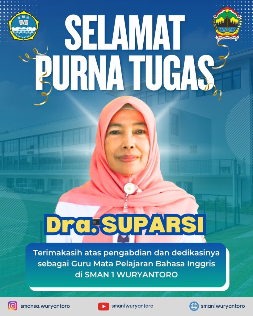Purna Tugas Dra. Suparsi SMAN 1 WURYANTORO
