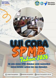 Siswa SMAN 1 Wuryantoro kegiatan Uji Coba SPMB Jateng 2026
